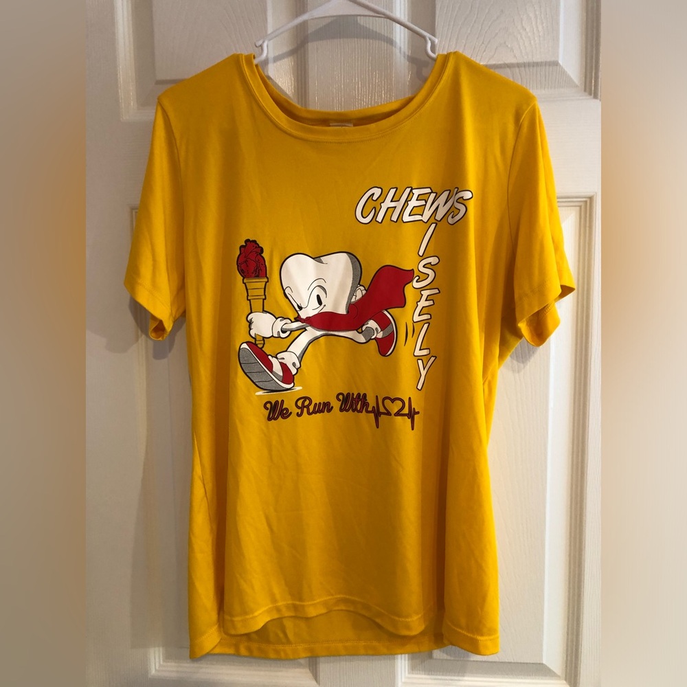 Lifebanc Gift Of Life Walk & Run 2019 Women’s Chews Wisely Dentistry T-Shirt